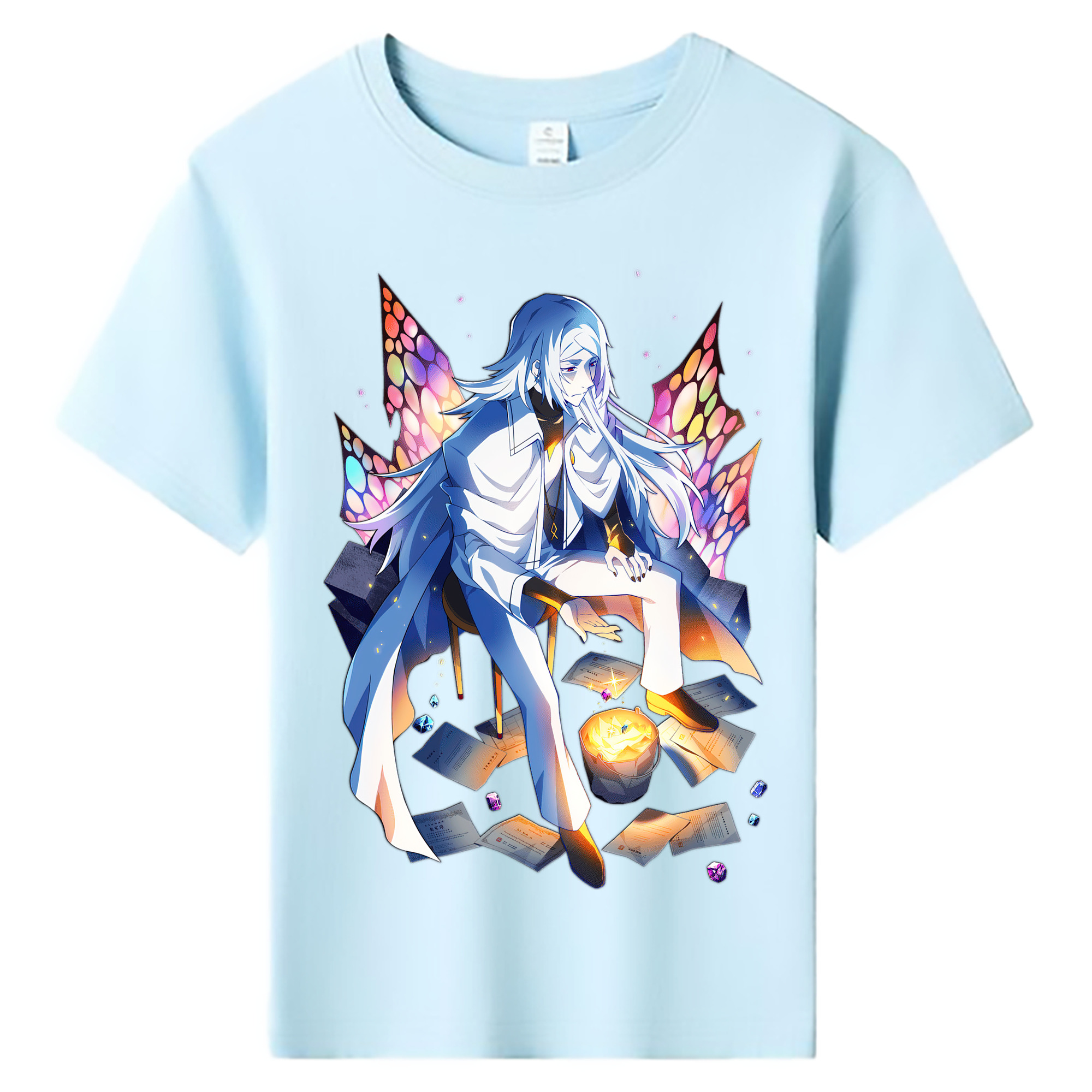 （画像用） 文豪ストレイドッグス Bungo Stray Dogs 綿100％キッズTシャツ（フロントプリント）